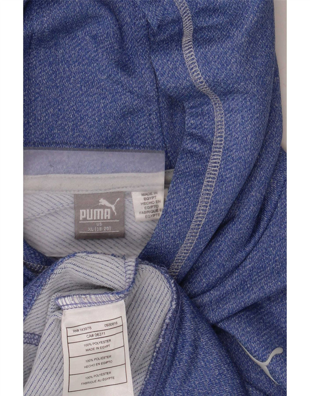 Puma Sweat à capuche garçon 15-16 ans XL Bleu Polyester