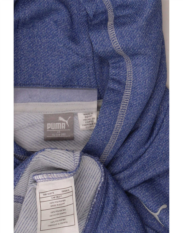 Puma Sweat à capuche garçon 15-16 ans XL Bleu Polyester