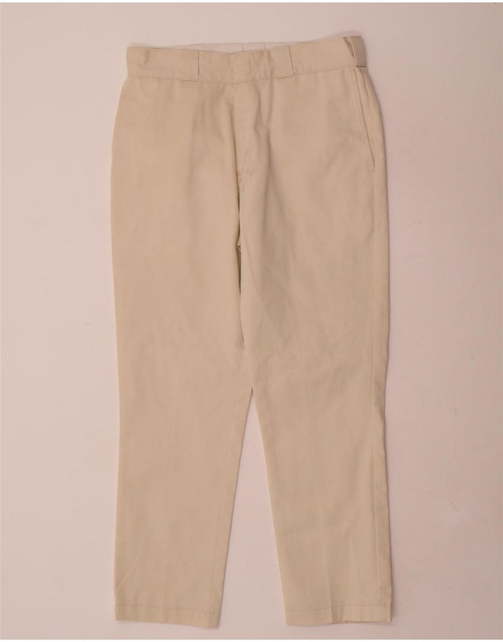 Dickies Pantalon Chino Droit Homme W32 L28 Beige Polyester