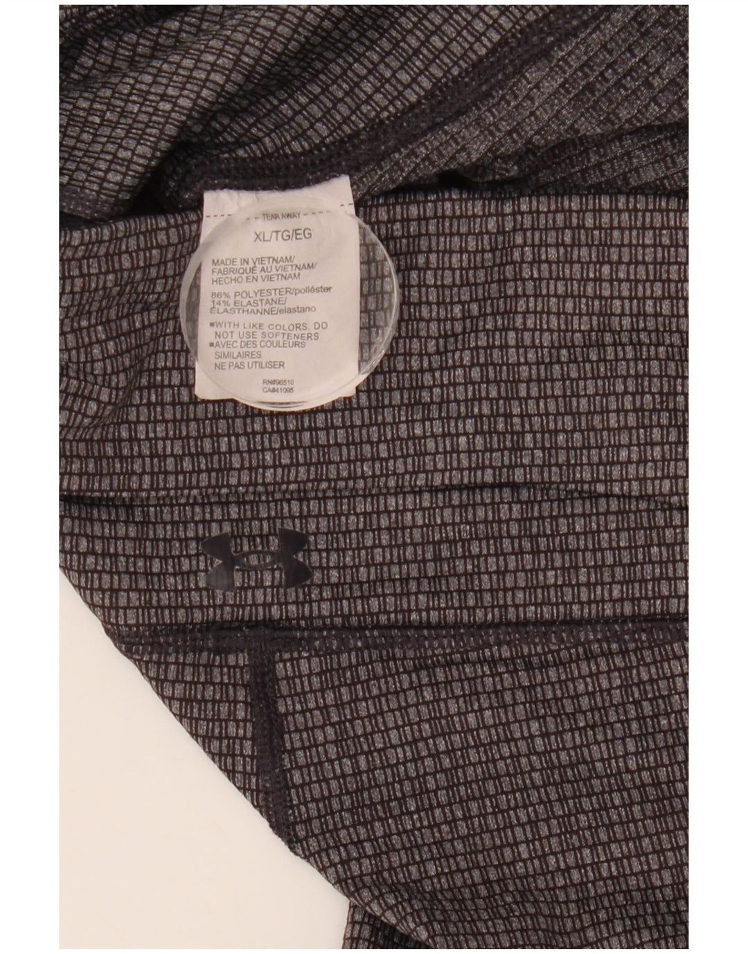 UNDER ARMOUR Legging court coupe slim pour femme UK 18 XL Gris Géométrique