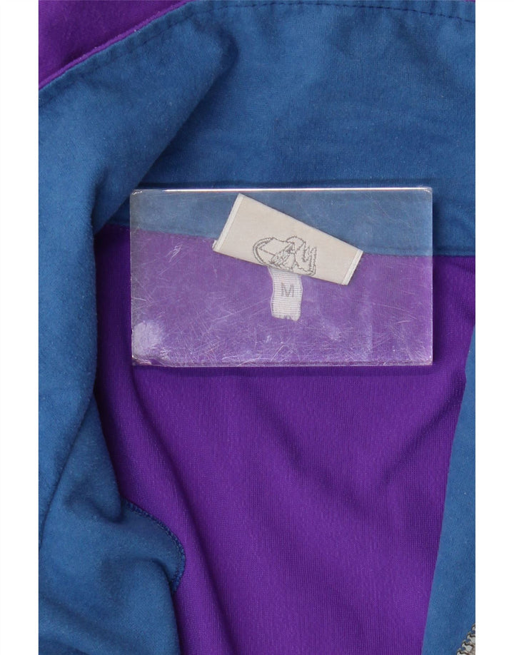 Greenstone Park Sweat-shirt à col zippé pour homme Violet moyen Colourblock