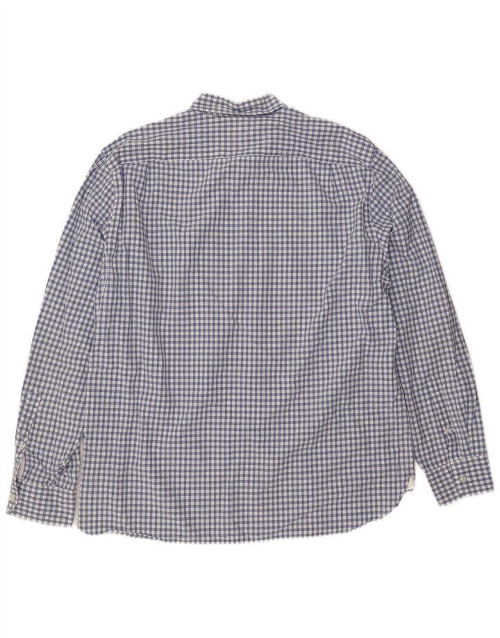 J. CREW Chemise Homme XL Bleu Carreaux Coton