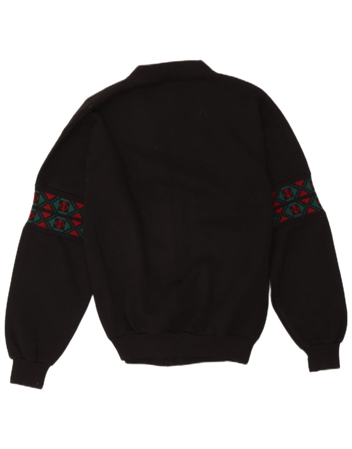 Sporting Club Pull Cardigan Homme Grand Noir Géométrique