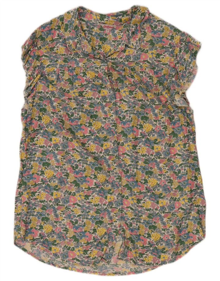Cath Kidston Chemisier pour femme UK 14 Grand motif floral multicolore