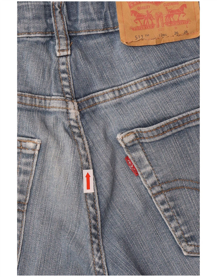 Levi's Garçon 511 Slim Jean 11-12 ans W26 L26 Bleu Coton Classique