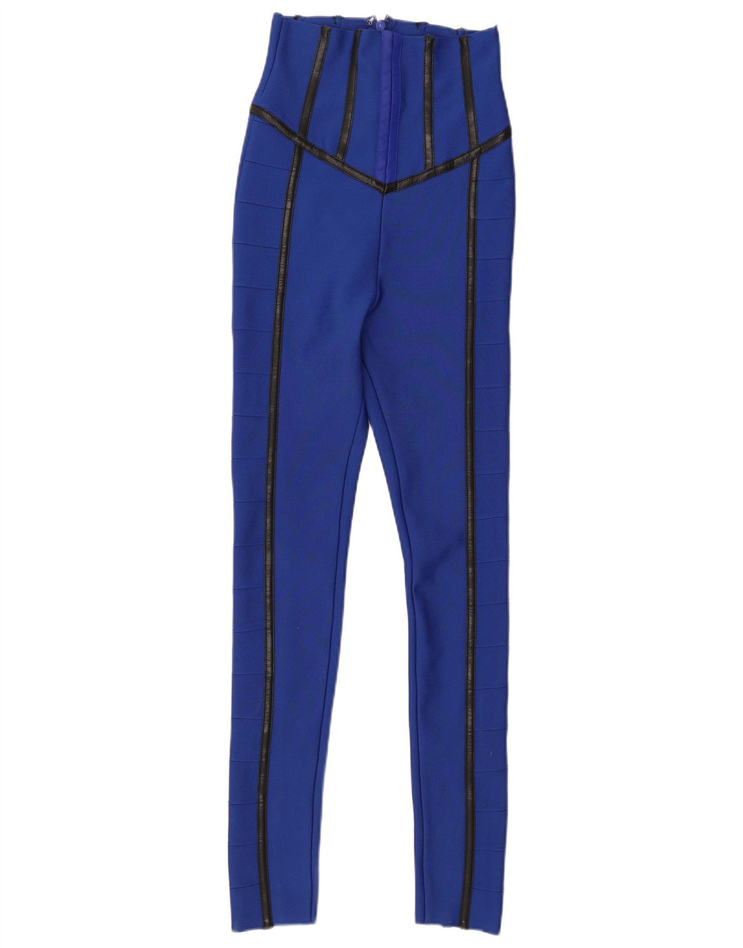 KAREN MILLEN Leggings Femme UK 6 XS Bleu Polyester