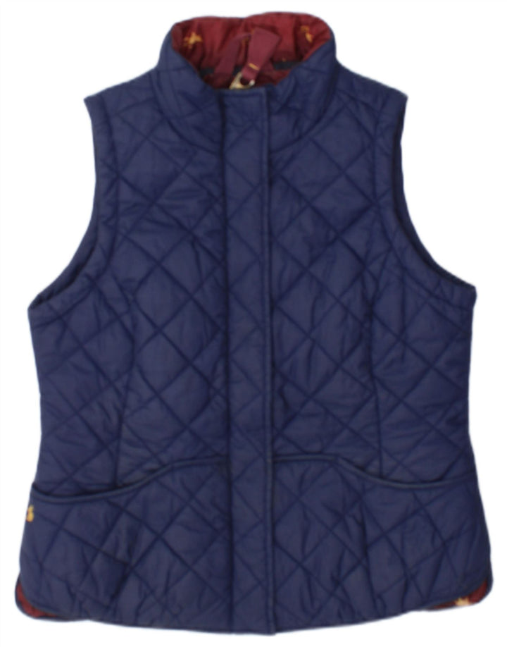 Tom Joule Gilet matelassé pour femme UK 14 Large Bleu Marine Polyamide