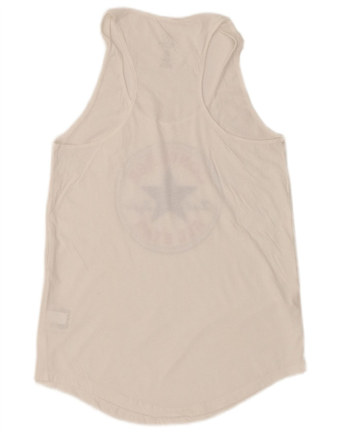 CONVERSE Débardeur graphique coupe classique pour femme UK 6 XS en coton blanc