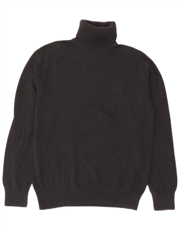 Esprit Pull Col Roulé Homme Gris Moyen Coton