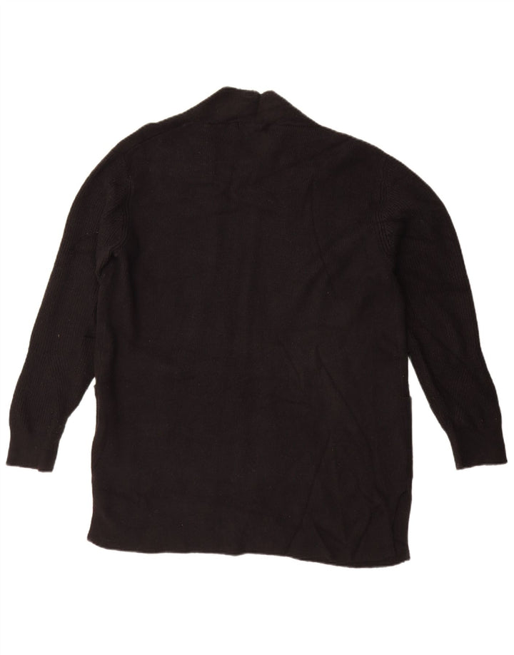 Marks & Spencer Pull cardigan ouvert surdimensionné pour femme UK 14 Large Noir