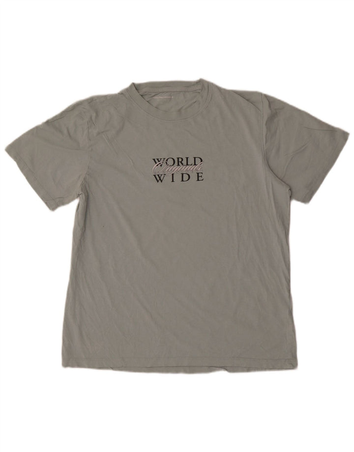 Jack & Jones T-Shirt Graphique Homme Vert Moyen Coton