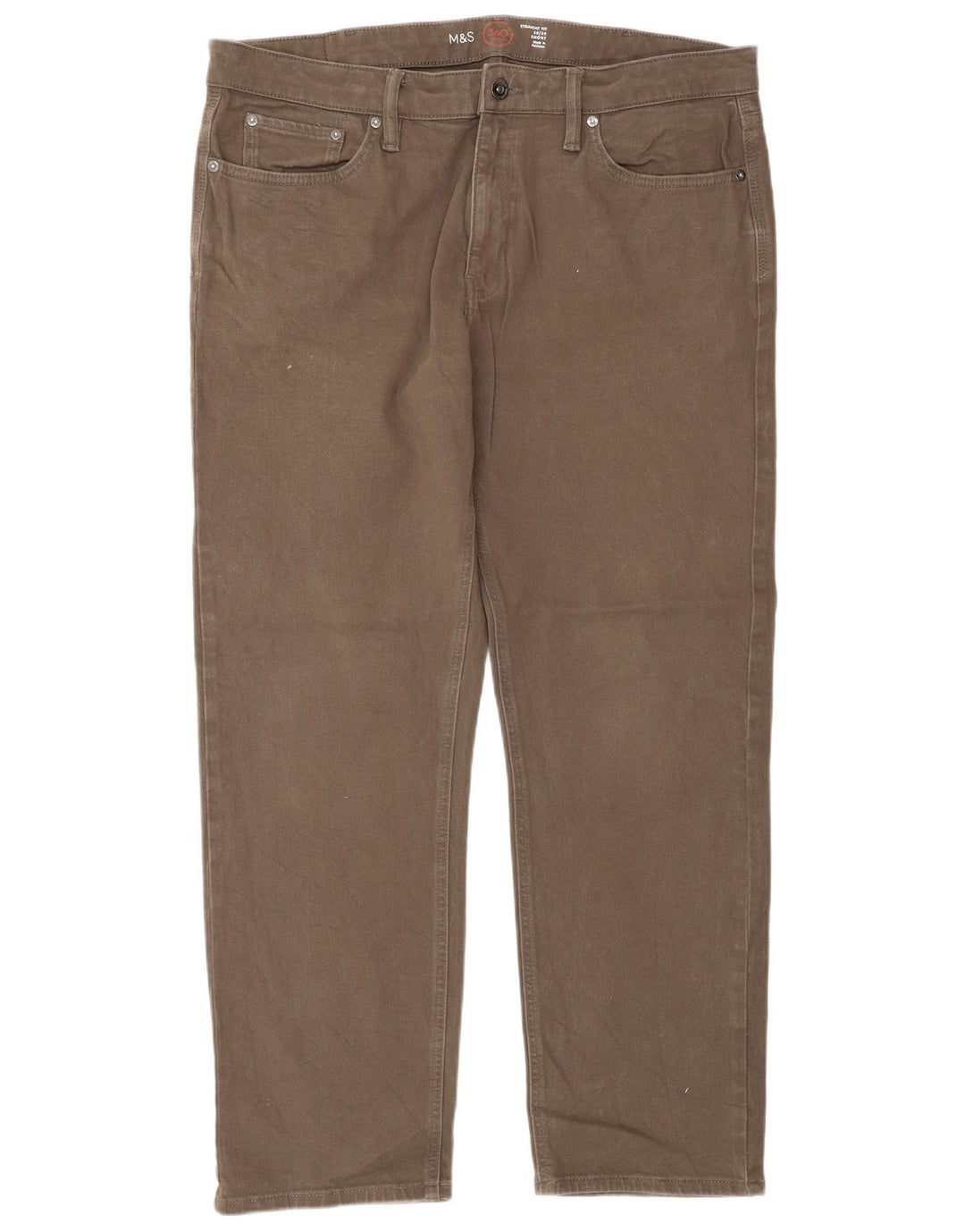 Marks & Spencer Jean droit homme W36 L29 marron coton