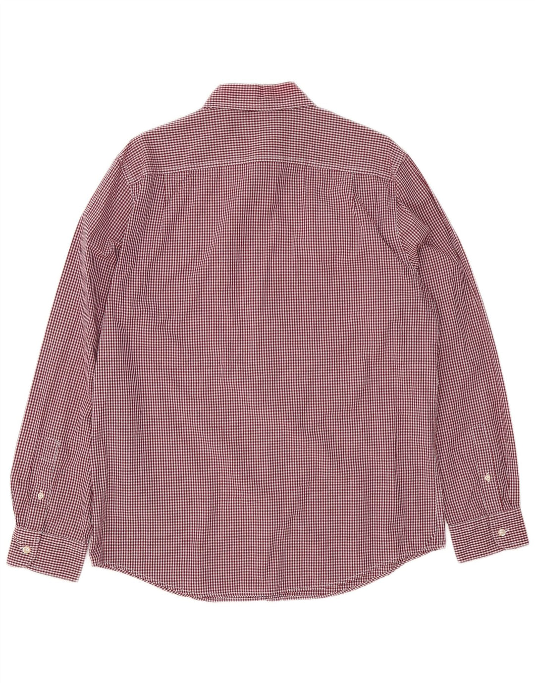 Chaps Chemise sur mesure pour hommes Grand coton vichy rouge