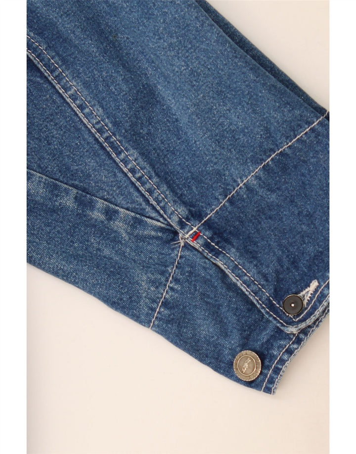 Krizia Veste en jean surdimensionnée pour homme UK 14 Bleu moyen
