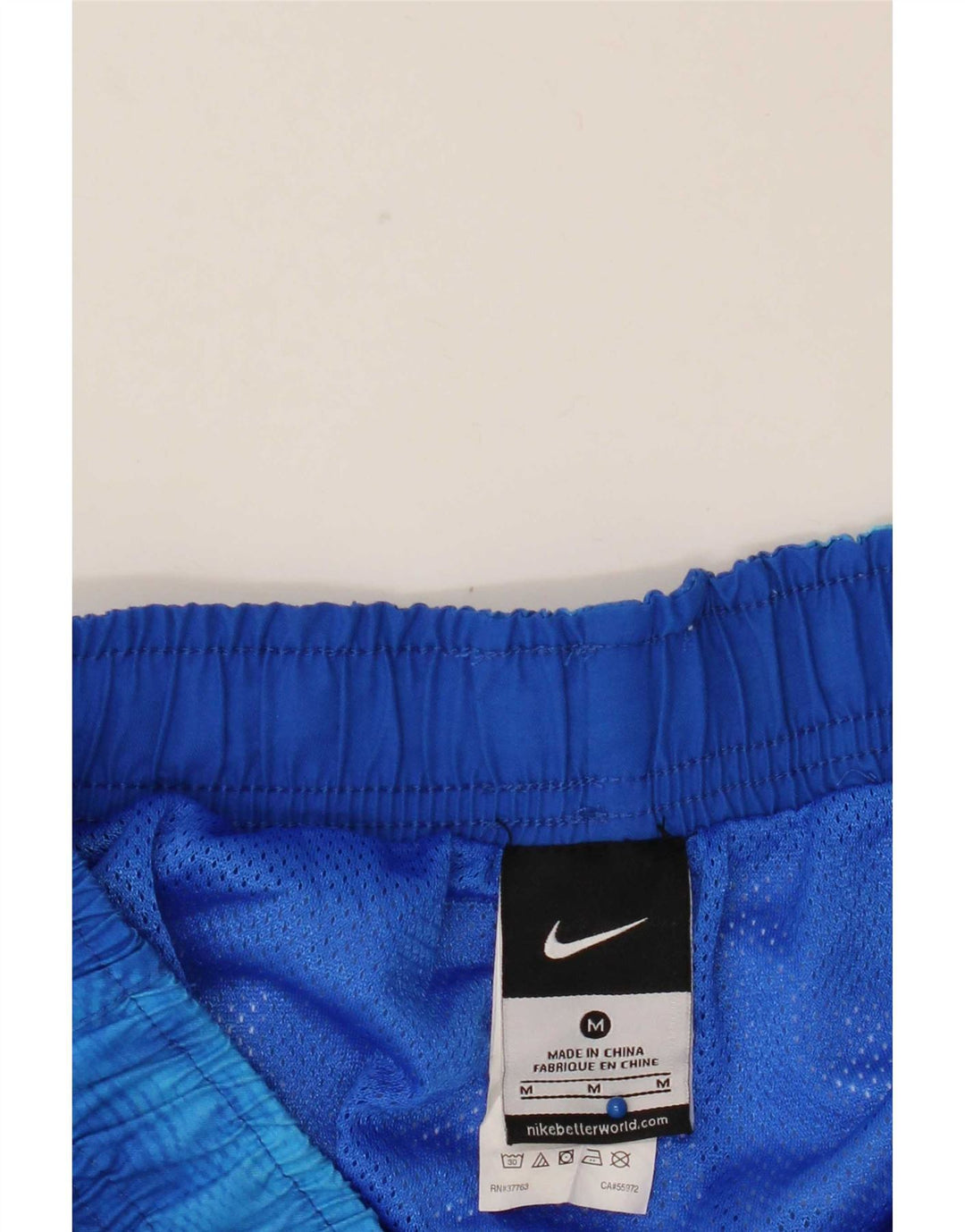 Nike Short de bain pour homme Bleu moyen Tie Dye Polyester