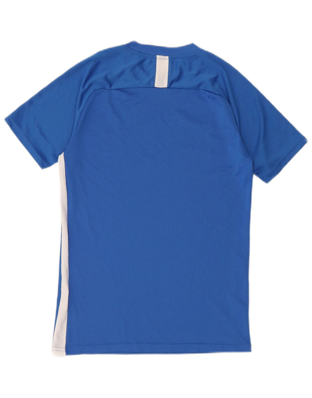 Nike Hommes Dri Fit T-Shirt Haut Petit Bleu Colorblock Polyester
