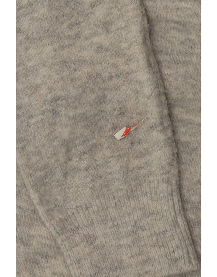 Marks & Spencer Pull à col rond pour femme UK 14 Gris moyen moucheté
