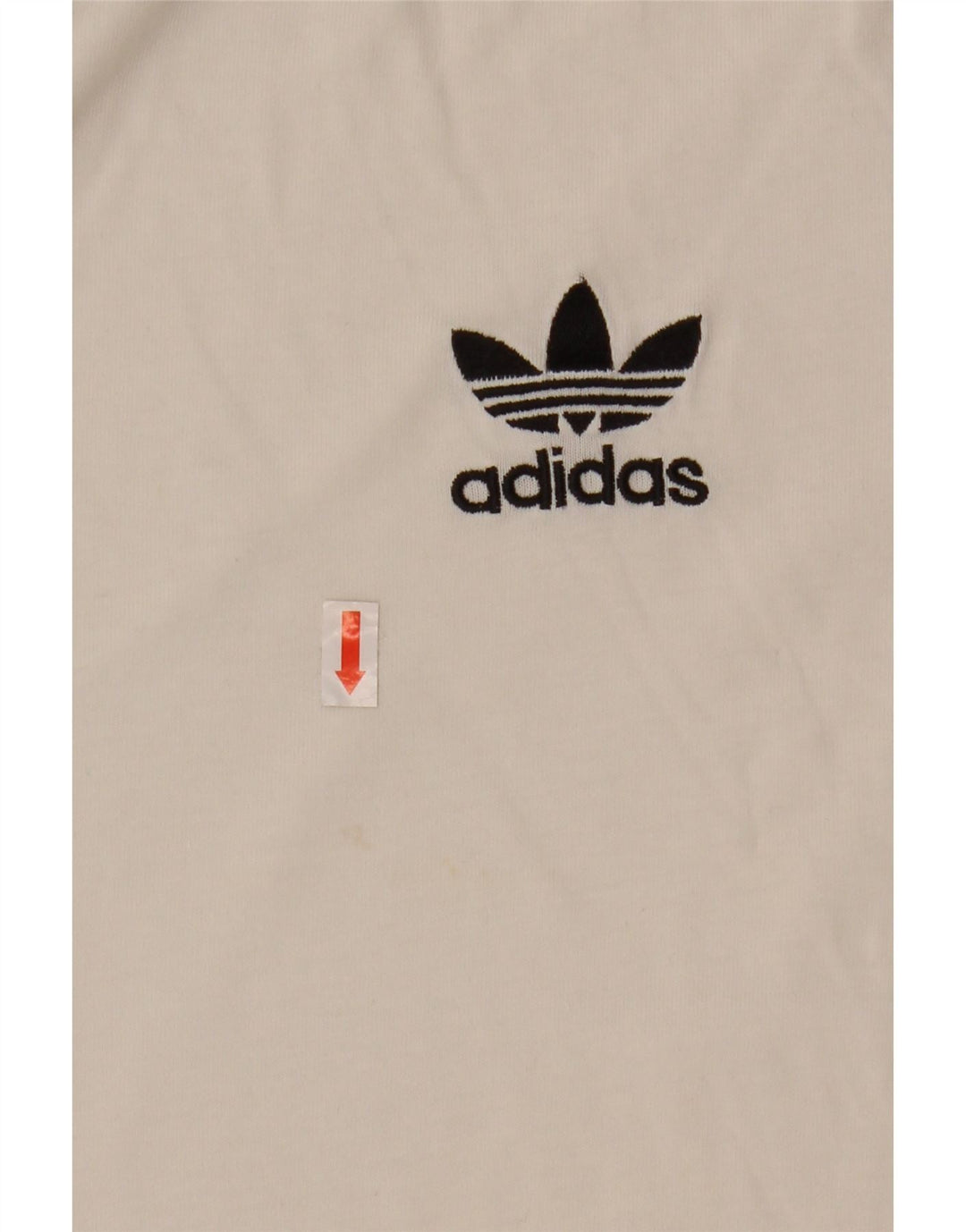 ADIDAS T-Shirt Homme Blanc Moyen Coton