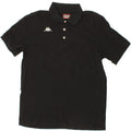 KAPPA Mens Polo Shirt XL Black Cotton Vintage Kappa and Second-Hand Kappa from Messina Hembry 
