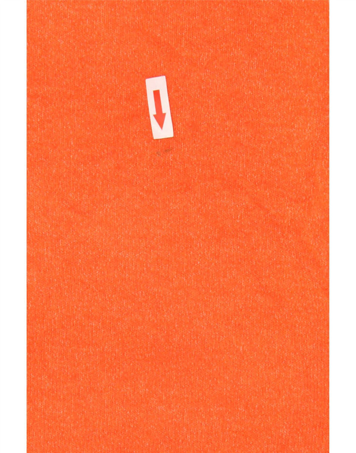 Marks & Spencer T-shirt surdimensionné pour femme UK 10 Small Orange Polyester