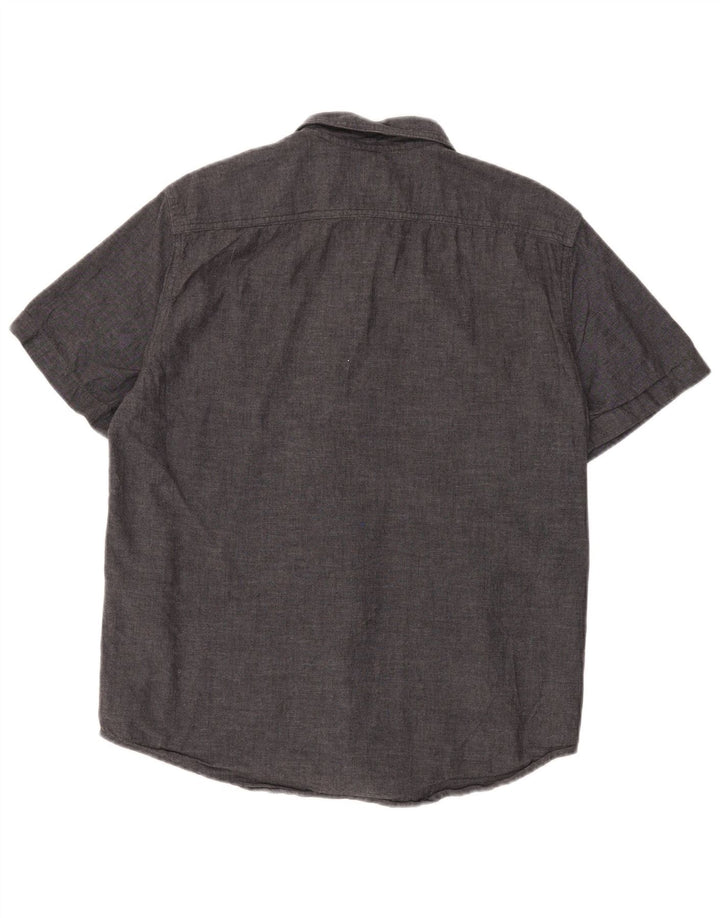 LEVI'S Chemise à manches courtes pour homme, coupe standard, grand, gris, coton