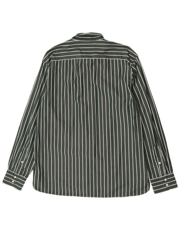 Tommy Hilfiger Chemise Homme XL Vert Rayé Coton