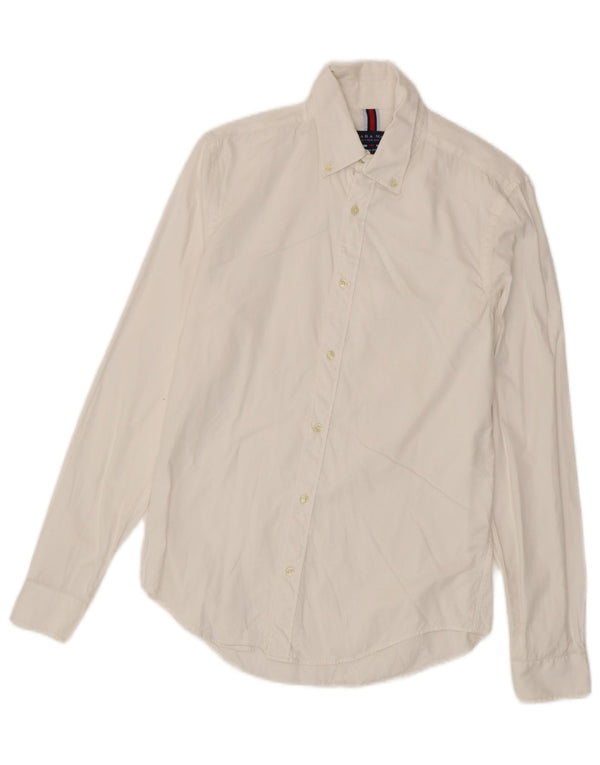 Zara Chemise Slim Fit Petit Blanc Coton