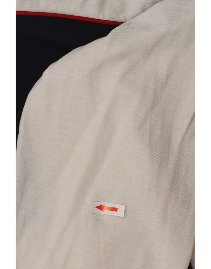 Hugo Boss Veste de survêtement pour homme Large Blanc Colourblock