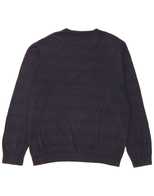 Marks & Spencer Pull à col rond autographe pour homme Bleu marine Taille L