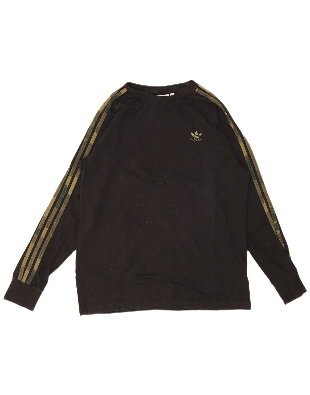 ADIDAS Haut à manches longues pour homme en coton noir moyen