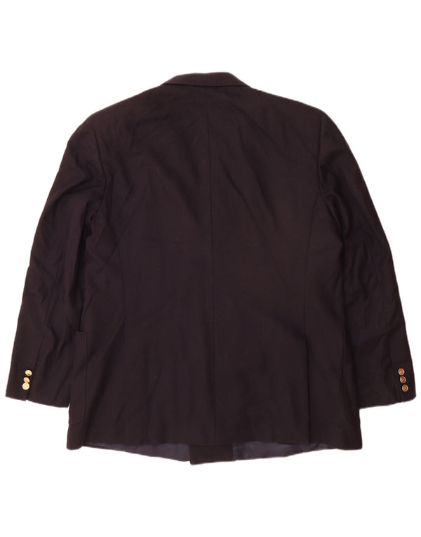 Burberrys Veste Blazer Double Boutonnage Homme IT 56 XL Laine Bleu Marine