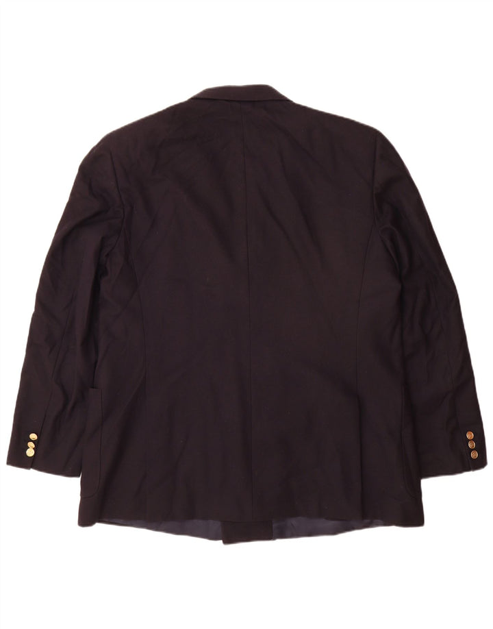 Burberrys Veste Blazer Double Boutonnage Homme IT 56 XL Laine Bleu Marine