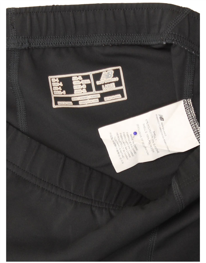 New Balance Leggings Femme UK 14 Large Noir Polyester