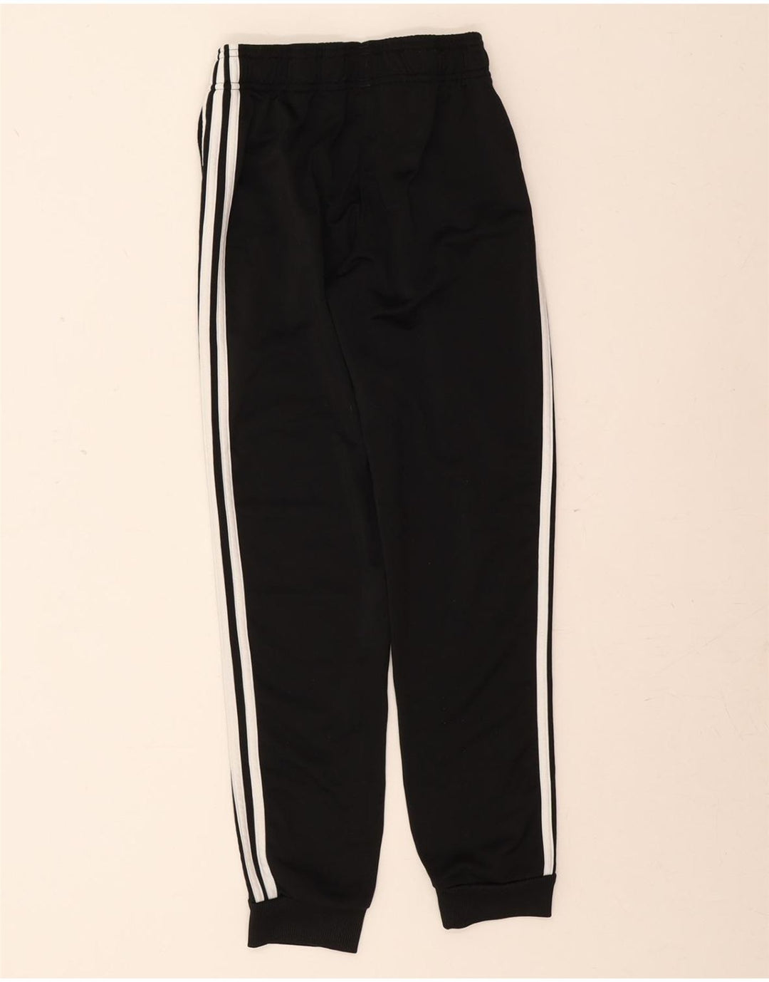 ADIDAS Boys Tracksuit Trousers Joggers 11-12 Years  Black Polyester Vintage Adidas and Second-Hand Adidas from Messina Hembry 