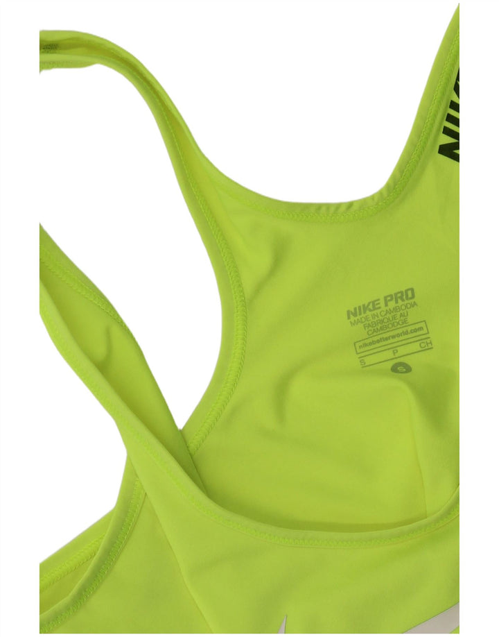 NIKE Débardeur graphique pour femme UK 8 Small Vert Synthétique