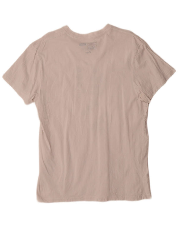 Vans T-shirt graphique ajusté sur mesure pour hommes, grand coton blanc