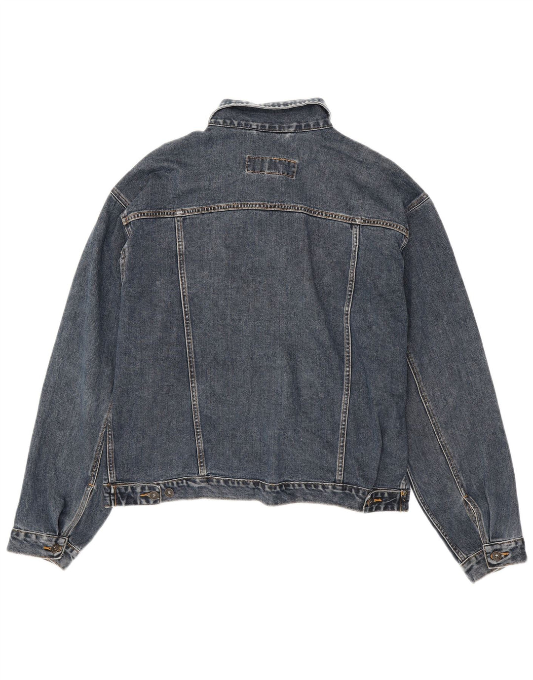 OLD NAVY Veste en Jean Homme UK 40 Large Bleu Marine Coton