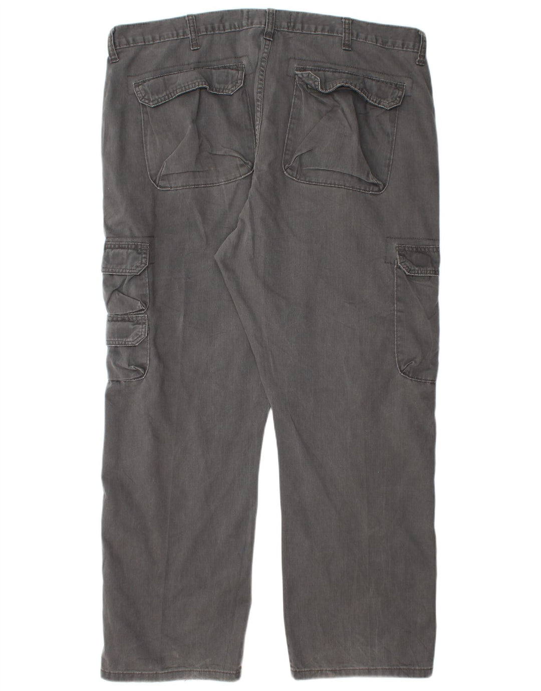 WRANGLER Pantalon Cargo Droit Homme W42 L30 Gris Coton