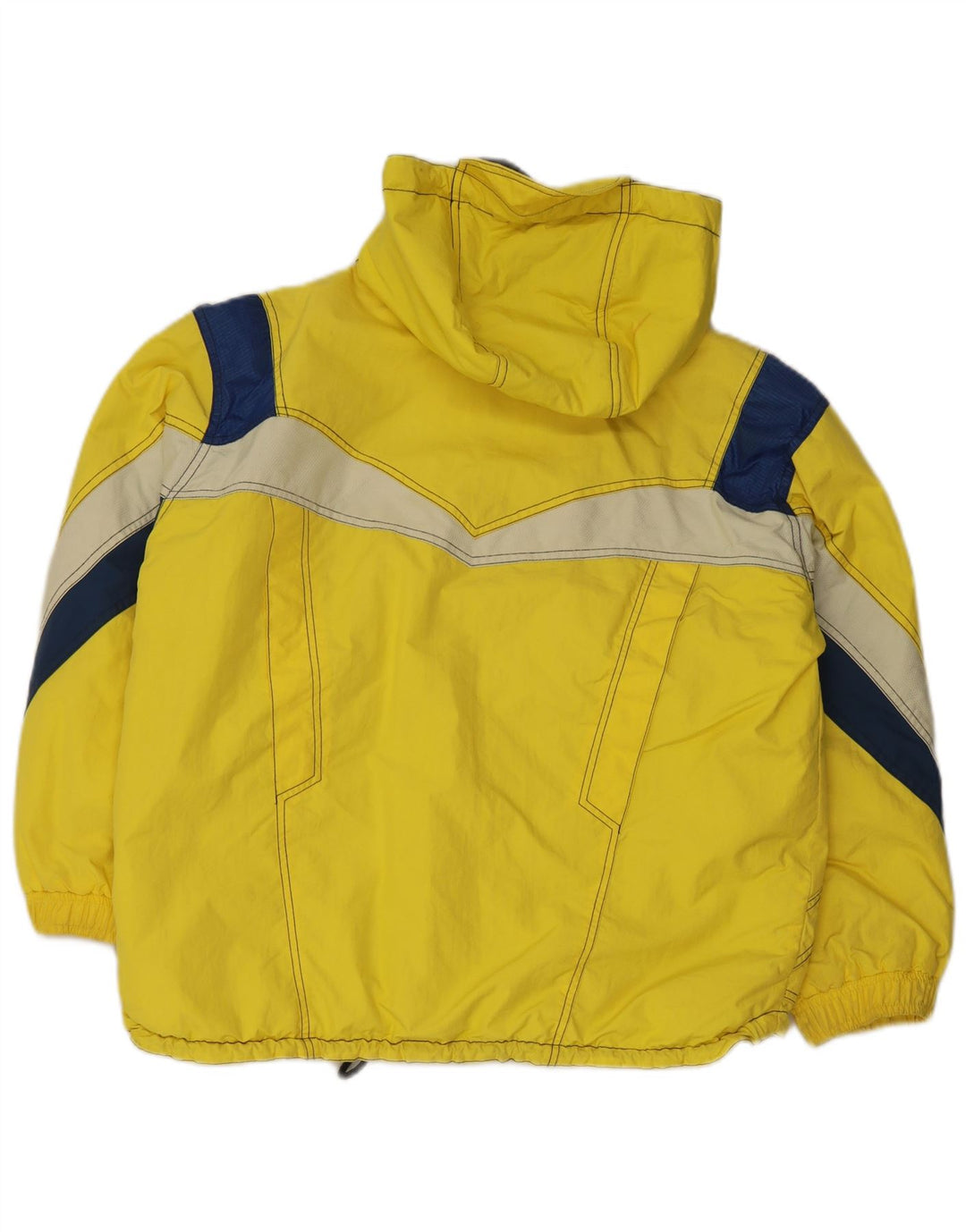 Colmar Veste de ski à capuche pour homme US 42 Large Jaune Colourblock