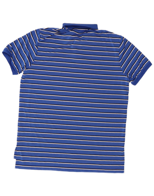 Polo Ralph Lauren Chemise Homme XL Bleu Rayé Polyester