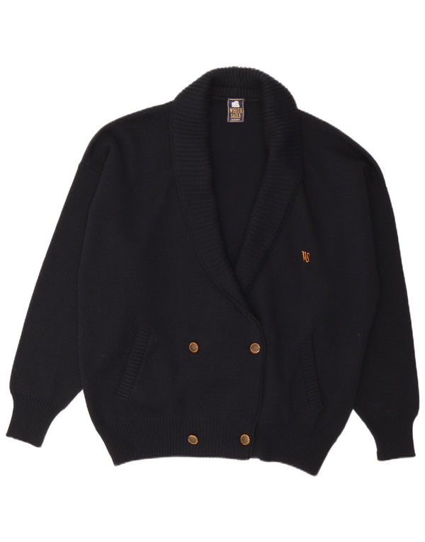 White Sails Pull cardigan surdimensionné pour homme US 6 Laine bleu marine moyen