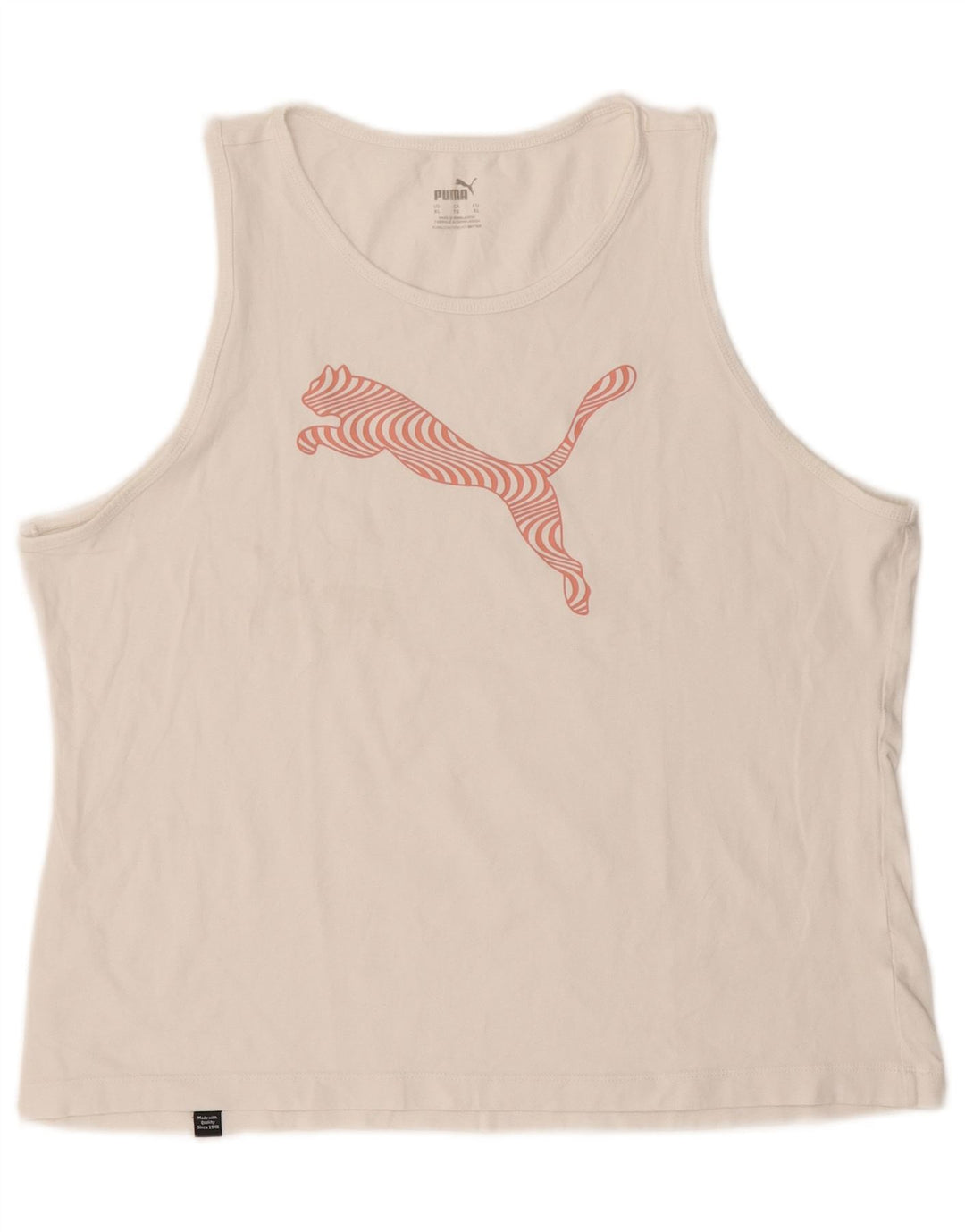 Puma Débardeur graphique pour femme UK 18 XL Blanc