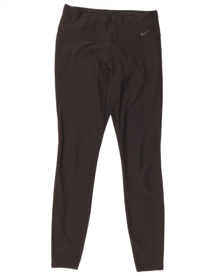 NIKE Legging Dri Fit pour femme UK 44 Polyester noir moyen