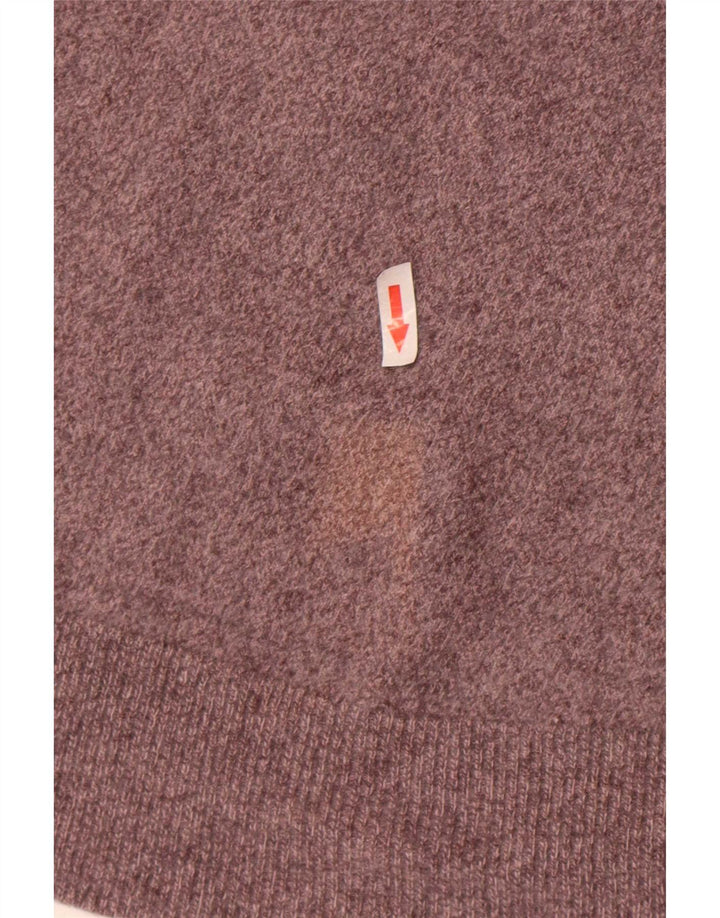 Massimo Dutti Pull col roulé pour femme UK 8 Petite laine grise