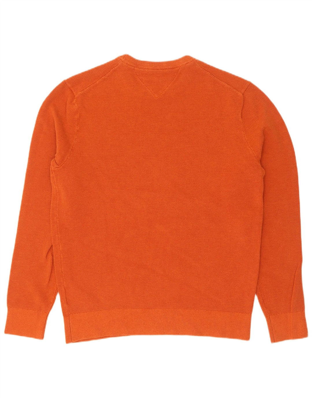Tommy Hilfiger Pull Col Rond Homme Orange Moyen Coton