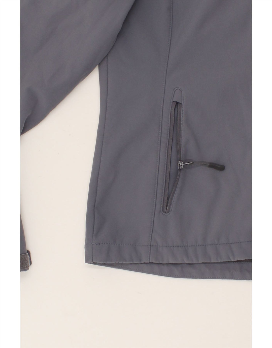 MOUNTAIN WAREHOUSE Womens Hooded Tracksuit Top Jacket UK 10 Small Grey Vintage Mountain Warehouse and Second-Hand Mountain Warehouse from Messina Hembry 