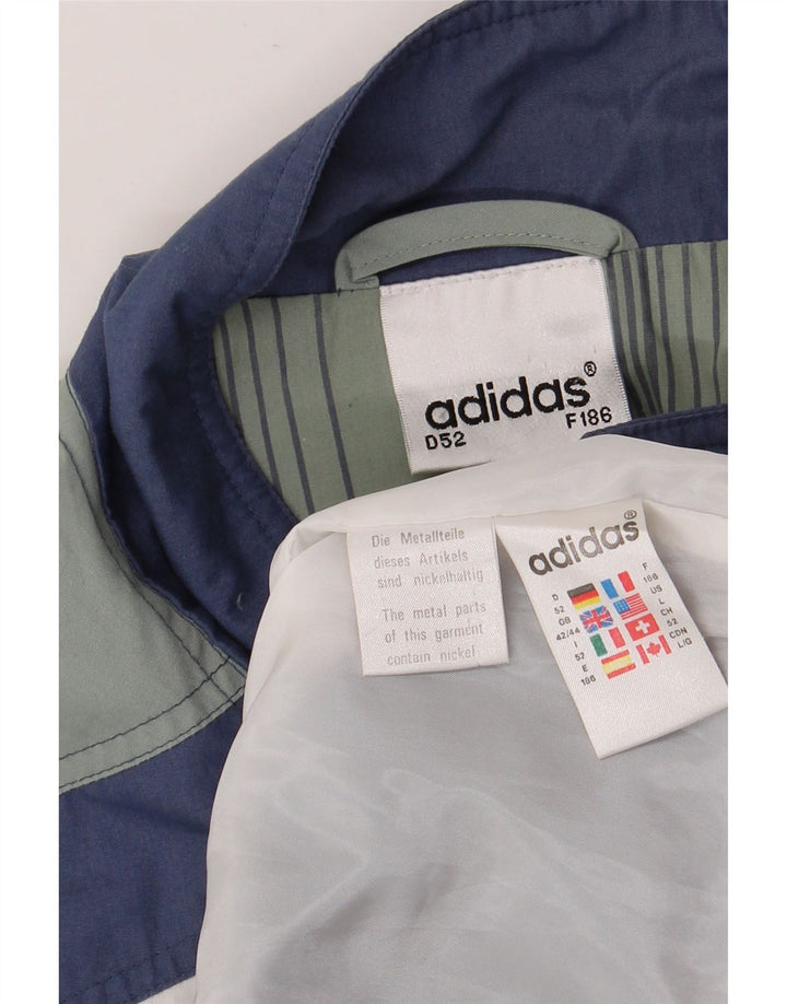 ADIDAS Gilet Homme UK 42/44 Large Multicolore Colourblock Polyester
