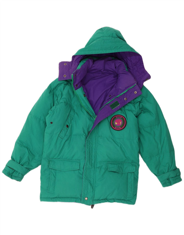 Brugi Veste matelassée réversible à capuche pour garçon 13-14 ans Violet Polyester