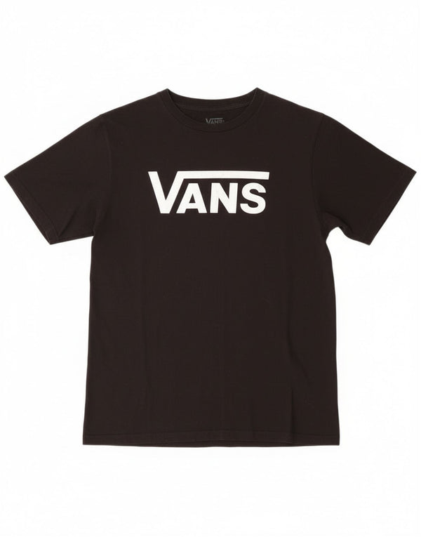 Vans T-shirt graphique coupe classique pour garçon 13-14 ans XL noir coton