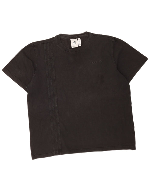 Adidas T-Shirt Homme Haut Grand Coton Noir